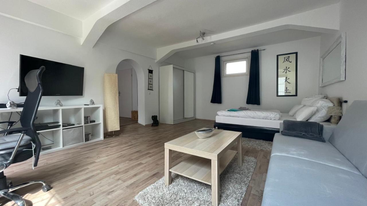 Апартаменти Oase Im Gruenen Hinterhof, Eg, Ruhe, Terrasse, Carport, Free Paytv, Kaffee&Tee, Fahrraeder Дуйсбург Екстер'єр фото